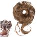 prinfantasy Messy Bun Hair Piece Curly Fake Hair Buns Updo High Heat Resistant Synthetic Hair Scrunchies for Women Ponytail Extension Dirty Blonde GBFQ007 GBFQ007 One Size