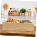 Zerodeko Fruits Desk Tray Wooden Case Snack Case Food Serving Case Wood Serving Case Peanut Box Solid Wood 20X5cm As Shown 1 - Buy Online on GoSupps.com
