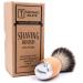 Taconic Shave Extra-Dense 100% 3-Band Silvertip Badger Shaving Brush with Beechwood & Chrome Handle - Premium Shaving Brush Stand Included - International Shipping Available - Buy Online on GoSupps.com