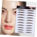 Angoily 4pcs Eyebrow Stickers Decal Stickers Brown Eyebrow Sticker 6d Hair-like Eyebrows Stickers 4d Tool - Buy Online on GoSupps.com