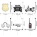 MEFENG Police Cupcake Topper Policeman Cupcake Topper Police Theme Party Decoration Supplies Set of 18 - Buy Online on GoSupps.com
