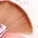 POPETPOP Powder Brush Fan Highlighter Brush Face Powder Hair Brush Makeup Foundation Brush Large Neck Duster Brush Cosmetics Brush Hair Cutting Brush Miss Headband Mineral Wooden 20x4x16cm Brown - Buy Online on GoSupps.com