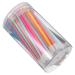 100pcs Bucket Lip Brush Lip Gloss Brush Makeup Lip Brush Makeup Accessories Makeup Supplies Lip Gloss Applicator Makeup Beauty Tools Makeup Brush Lipstick Gloss Wands Makeup Tool 10x5.3cm Colorful