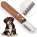 Onebarleycorn trimmeters for dogs trimmet knife trim knife care knife underwool trim knife shary for dogs terrier dachshund shadocolist (left -handed)