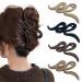 4 pieces large hair clip with wave shape 13cm hair clips for thick hair slip-resistant hair jaw clips hair styling accessories for women girls
