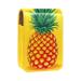 Lipstick Case Leather Lip Gloss Lipstick Organizer with Mirror Mini Lipstick Holder Bag Tropical Summer Theme Pineapple Y207r4ffyk