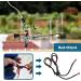 Ecsing 2-Pack Adjustable Archery Finger Loops | Recurve Bow Accessories | Red & Black Replacement Rope - Buy Online on GoSupps.com