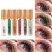 Glitter Mascara Diamond Sparkling Colorful Mascara anti-smudge sparkling colorful eye makeup tool suitable for wedding stage music festival (Silver white) - Buy Online on GoSupps.com