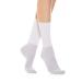 RELAXSAN 550 Diabetic Crew Socks for Men Women Seamless Socks Non Binding for Sensitive Feet Cotton and Silver 5-XL Man 9.5-11.5 / Woman 11-12.5 White