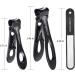 Extra Wide Jaw Nail Clippers for Thick Nails - Stainless Steel Toenail Trimmer Set for Seniors & Men & Women - Black, 3 Pcs with Nail File - Buy Online on GoSupps.com