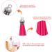 Cridoz 400pcs Tassel Keychain Set for DIY Crafts - Includes Key Chains, Tassels, Rings, Jump Rings, and Eye Pins - Perfect for Acrylic and Resin Keychain Blanks - Buy Online on GoSupps.com