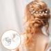 40 Pieces Brides Spiral Hair Pins UHOMENY Hair Pins for Bridal Silver Pearl Hair Pins Crystal Rhinestones Swirl Hair Pins Wedding Hair Accessories with Box for Women Girls Wedding Bridal Party - Buy Online on GoSupps.com