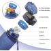 Proiron 1L/500ml Bike Bottle - Tritan Leakproof Sports Water Bottle with Tea Filter & Replacement Seals - Blue - Buy Online on GoSupps.com