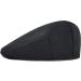 STARANCE Men's Cotton Flat Cap Ivy Gatsby Hat Black 7 3/4 - Buy Online on GoSupps.com