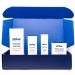 Strive Apex Skin Care Set - Advanced Anti Aging - Fragrance Free All Skin Types Fights Dark Circles Dull Skin - Peptides Retinal Vitamin C Niacinamide (Face Wash Scrub Moisturizer Serum)
