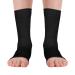 AQF MMA Ankle Support Brace for Kickboxing and Muay Thai - Pain Relief Compression Sleeve for Sprains and Achilles Tendon - Elasticated and Breathable (Black, Size L) - Buy Online on GoSupps.com