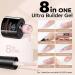 Modelones 8-in-1 Nail Builder Gel Kit with Mini Nail Lamp - Clear Pink Hard Gel Builder for Nails Extension - Includes 6 Colors, Nail Forms Set, Base Gel - Nail Art Strengthener - Buy Online on GoSupps.com