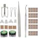 Ingrown Toenail Treatment Kit with 12 Toenail Braces Stainless Steel Corrector for Curved Ingrown Toenails - Buy Online on GoSupps.com