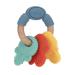Nuby Natural Wood & Silicone Teether Keys- 3M+  Multi (6907)