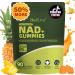 BudLive NAD Resveratrol Gummies Nicotinamide Riboside Liposomal NAD Resveratrol Supplements NAD Gummies Anti-Aging Cellular Energy & Health Support NAD+ Supplements for Men and Women 90 Counts