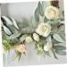 Zerodeko Vines Decor Silicone Ear Covers Flower Wreaths for Front Door Artificial Plants Wreath for Front Door Chritmas Decor Gold Fruit Bowl Garland Window Wooden Wall Hanging - Buy Online on GoSupps.com