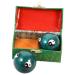Tovinanna 2st Health massage handball older handballs made of metal magnetic baoding balls roller balls made of metal metal balls massage cloisonn -emille manual old cloisonne