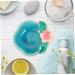 Solustre 3PK Aromatherapy Bowl Tealight Diffuser - Japanese Ceramic Essential Oil Shells | Blue 8.5x8cm - Perfect for Home & Spa - Buy Online on GoSupps.com