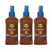 Banana Boat Deep Tanning Oil Sunscreen Pump Sun Screen Spray with Coconut Oil SPF 8 8oz. - Pack of 3
