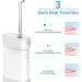 Dental Water Flosser - Portable Oral Irrigator with 5 Jet Tips, 3 Modes, IPX8 Waterproof - Teeth Cleaner for Braces, Bridges, Tooth Care - Telescopic Water Tank - Home & Travel (White) - Buy Online on GoSupps.com