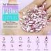 Dowarm Flatback Glass Crystal Rhinestones for Nails Multi 3D Shapes Crystals Nail Art Rhinestone Set (Light Pink) - Buy Online on GoSupps.com