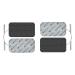 Stimpads Pro 4 silver electrodes 50x90mm - 2mm PIN connection The best conductivity reliable and high -quality adhesive electrodes for tens and EMS devices certified medical product