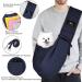 Cuby Dog & Cat Sling Carrier | Soft Cotton Travel Bag for Small Pets - Blue - Buy Online on GoSupps.com