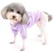 Zweitea Dogs Winter Coats - Soft Warm Sweaters for Small Dogs & Puppies | Cold Weather Jackets for Chihuahua & Yorkie (Purple M) - Buy Online on GoSupps.com