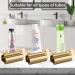 UDQYQ Stainless Steel Toothpaste Squeezer 3-Pack - Total Squeeze Out Gold Holder & Stand Function for Maximum Efficiency - Buy Online on GoSupps.com