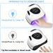 220W UV LED Nail Lamp for Gel Nails | Fast Curing Nail Dryer with 57 Lamp Beads | 4 Timers Professional UV Light for Home & Salon Nail Art - White Large - Buy Online on GoSupps.com