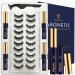 7C SevenCrown Magnetic Eyelashes with Eyeliner Kit  3D Cat-Eye Magnetic Lashes  4 Tubes of Magnetic Liner Waterproof  Long Lasting 10 Pairs Reusable Magnet False Eyelashes Cruelty Free. Easy to Apply. Wispy Magnetic Eyel...