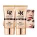 BB Cream Foundation with 50 SPF Snail Extracts - 2PC Set of Tinted Moisturizers for Women Moisturizing and Color Correcting Cream for Natural Looking Face Coverage