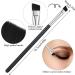 Lusofie 3pcs Eyeliner Brush Set - Professional Eye Makeup Brushes for Angled Eyeliner, Concealer, and Eyebrows - Buy Online on GoSupps.com