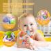 Sensory Teething Toys for Babies 0-12 Months | Baby Teething Ball Rattle Infant Toy for Boys & Girls - Buy Online on GoSupps.com