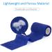 Lab On Adhesive 7.5cm x 4.5m - 6 Rolls Self-Adhering Cohesive Bandage for Dogs & Sports - Blue Veterinary Wrap for First Aid on Wrist & Feet - Buy Online on GoSupps.com