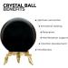 Black Tourmaline Crystal Ball - Feng Shui Decor & Meditation Accessory | PYOR Tourmaline Crystal Sphere for Magic & Energy Healing - Buy Online on GoSupps.com
