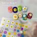 5D Sun Flower & Smiley Nail Art Stickers - 3 Sheets | Self-Adhesive Decals for Colorful Nail Decoration - Buy Online on GoSupps.com