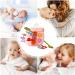 Buy Sensory Tensile Cutting Toys - Bottle-Shaped Dental Aid for Babies & Kids | Silicone Teething Toys in Sweet Pink - Buy Online on GoSupps.com