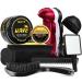 Wave Pomade for Men Strong Hold Easy Wash 360 Wave Training Hair Cream Waves Grease for Men Promotes Layered Waves Moisture Control and Silky Shine Wave Kit Curved Medium Waves Brush Silky Durag