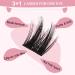 Lash Clusters 72 Pcs Individual Cluster Lashes | DIY Lash Extension 10-16mm Volume Wispy Lashes | Super Thin Band | Reusable & Comfortable | Cheery D-10-16mix - Buy Online on GoSupps.com
