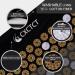 Extra Long Acupressure Massage Mat Set for Neck and Back Pain Relief - Gold - Buy Online on GoSupps.com