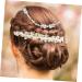 Ipetboom Hair Decorative Comb 1pc Hair Comb Wedding Bride Decorate Alloy Blush Bridal Hair Clip - Buy Online on GoSupps.com