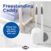 Clorox Toilet Plunger and Bowl Brush Combo Set with Caddy - White/Gray - 1-Pack - Buy Online on GoSupps.com