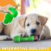 Dog Toys for Small Dogs Dog Toothbrush for Teething Cleaning Rubber Dog Squeaky Toys for Puppy Christmas Dog Gifts For Small Dog Green - Buy Online on GoSupps.com