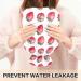 Naanle Sweet Strawberry Heat Bottle - 1L Transparent Hot Water Bottle for Bed Hand & Feet Warmer - Pain Relief & Heat Therapy International Shipping - Buy Online on GoSupps.com